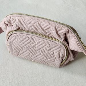 Bagsmart Quilted Pink Waist Bag